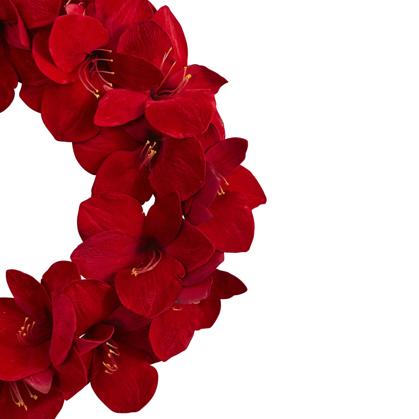 22" Amaryllis Wreath