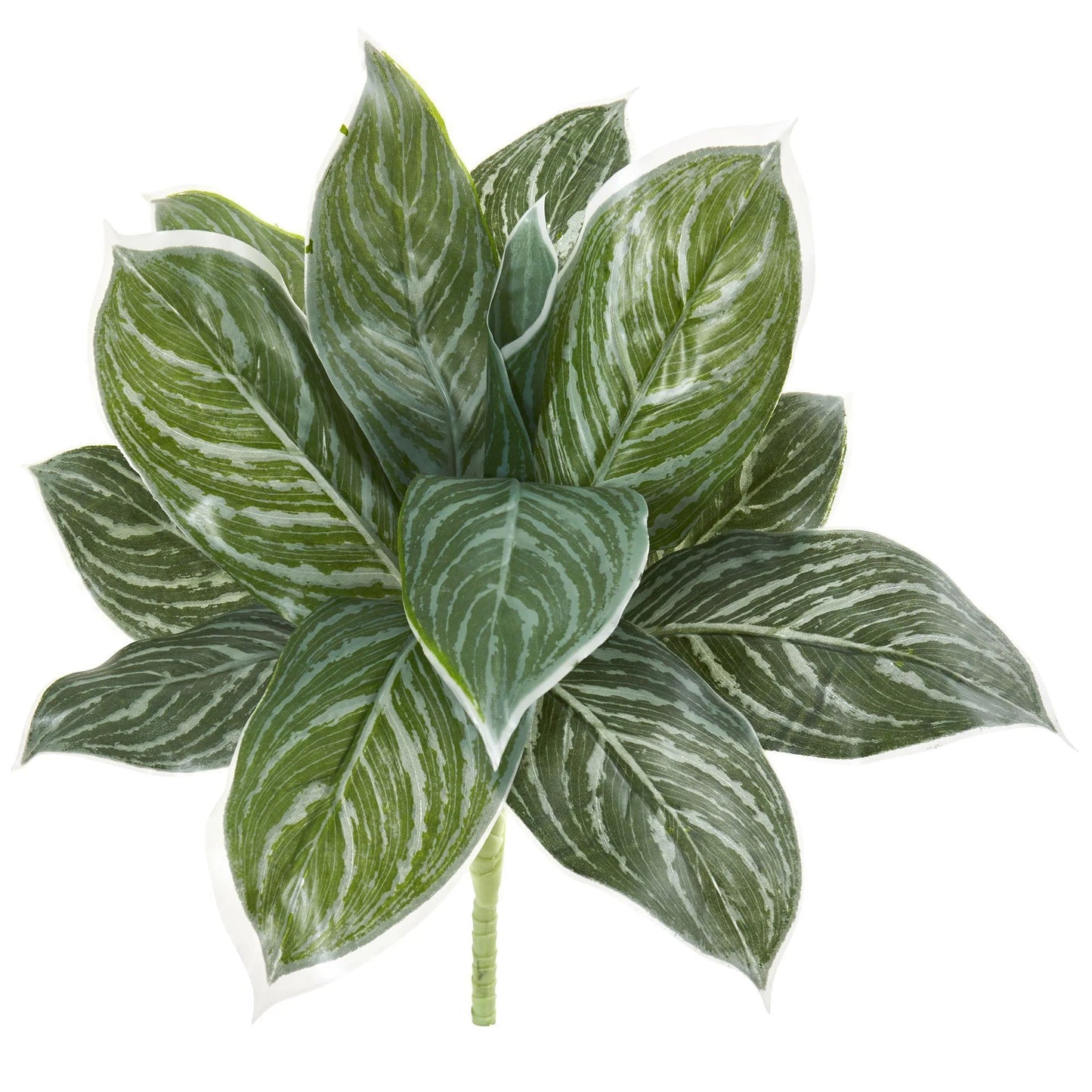 21" Silver Aglonema Artificial Plant (Real Touch) (Set of 6)