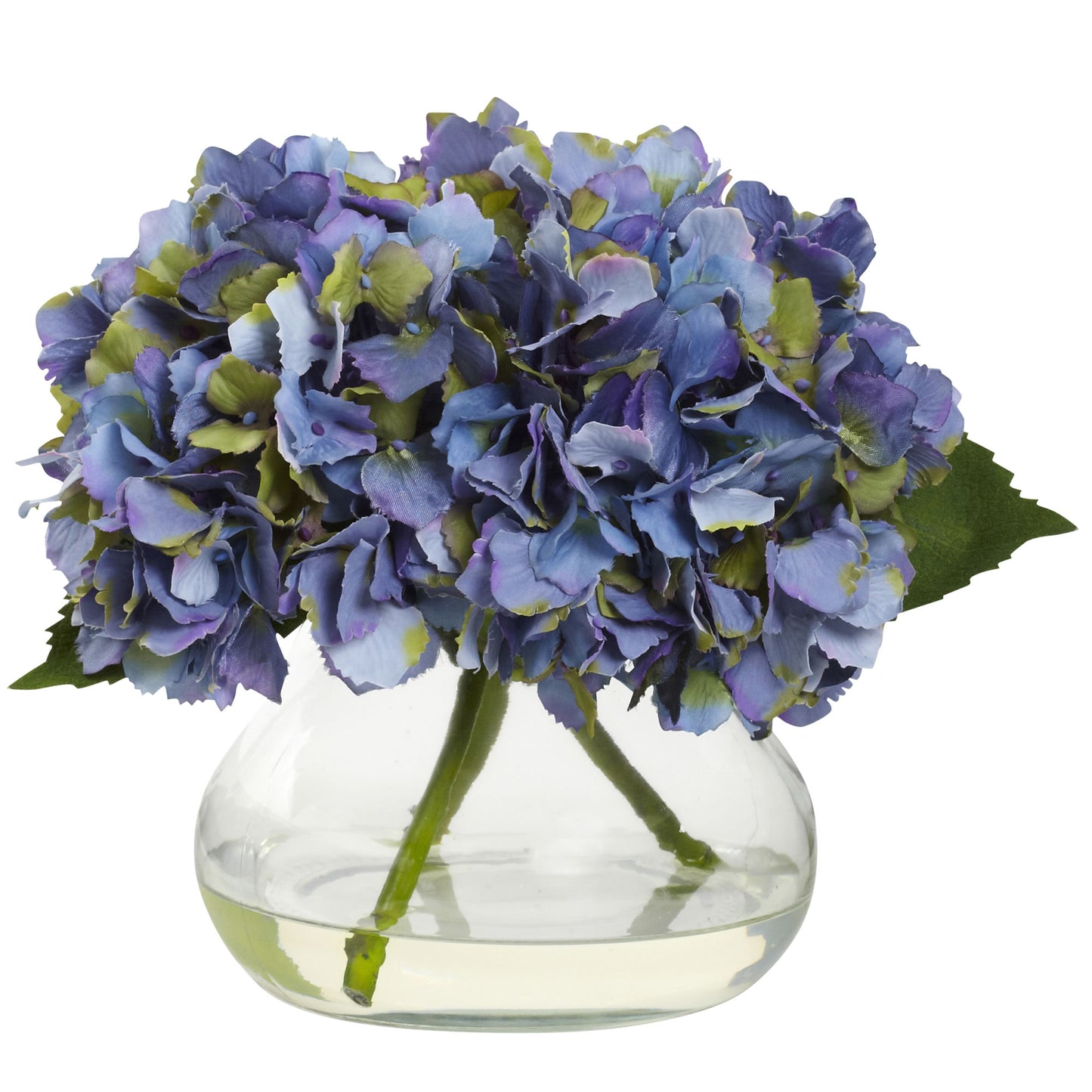 Blooming Hydrangea w/Vase Blue