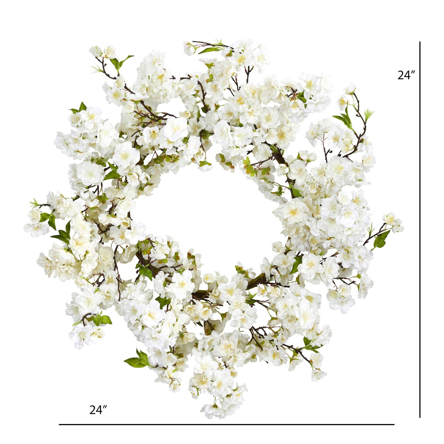 24" Cherry Blossom Wreath