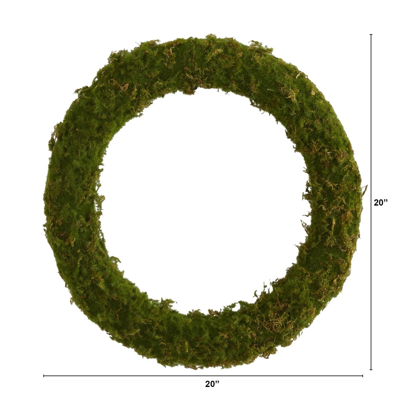 20" Moss Artificial Wreath