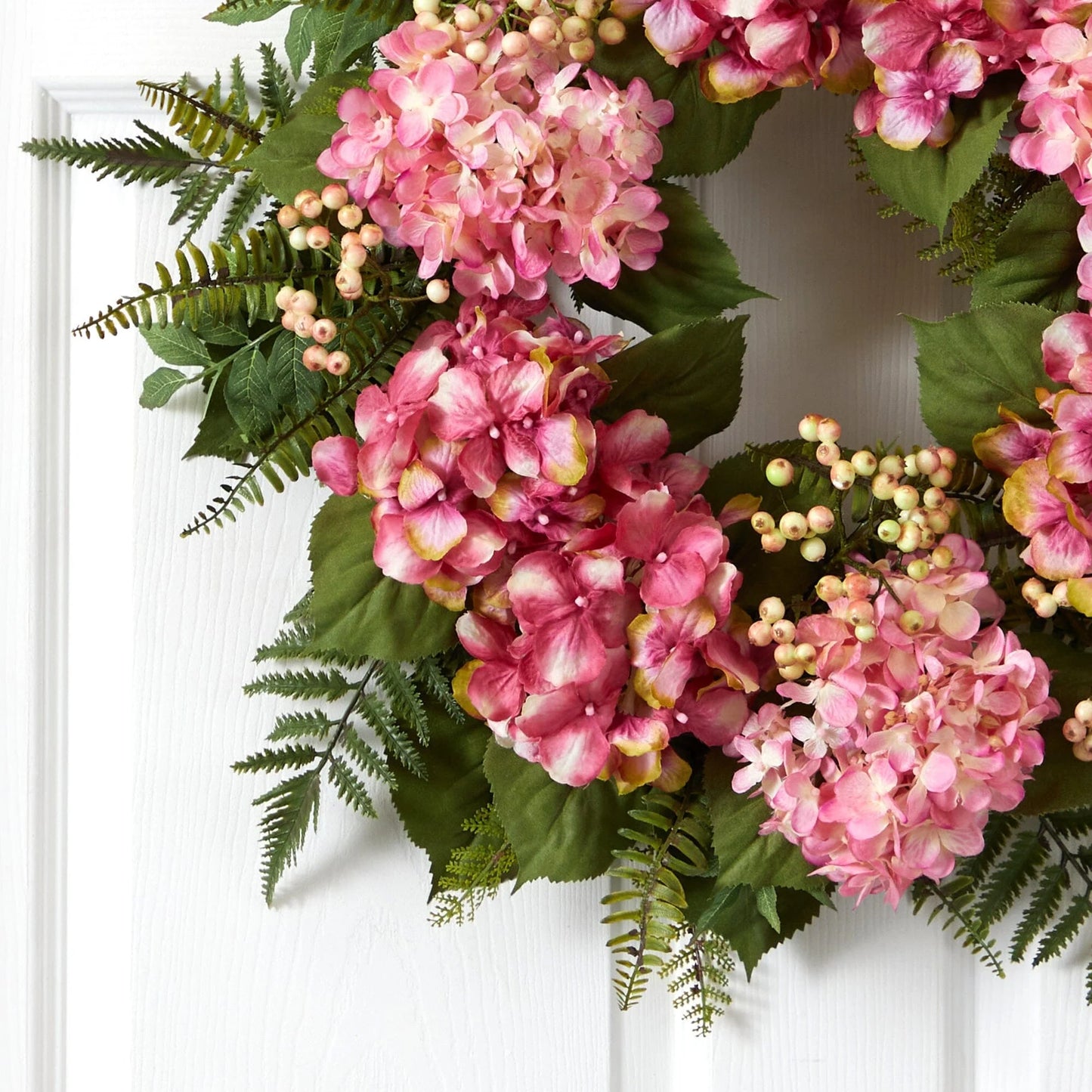 24" Hydrangea Berry Wreath