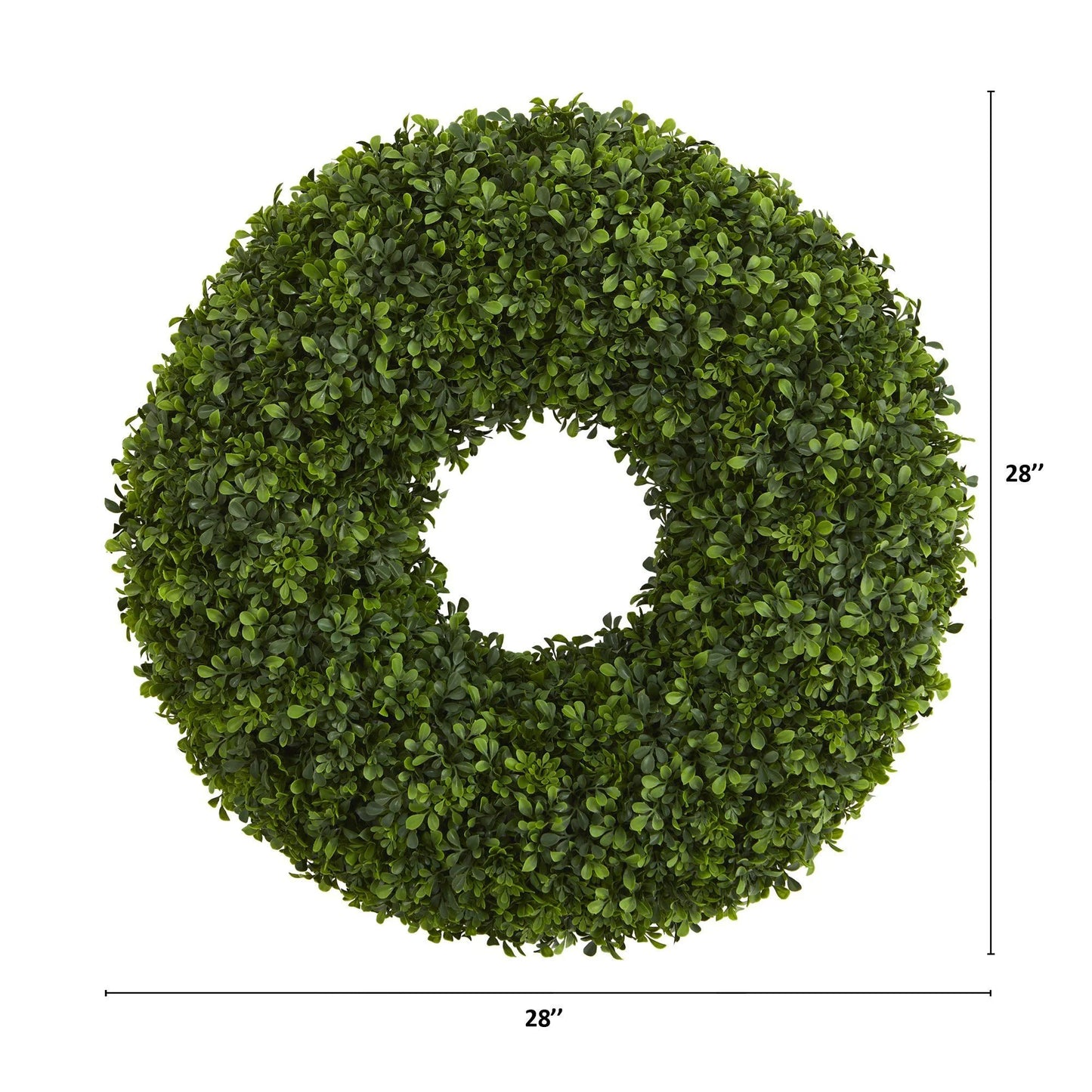 28" Boxwood Artificial Wreath